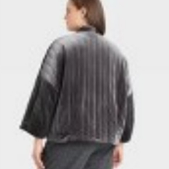 A New Day Quilted Velour Jacket - Picture 3 of 5